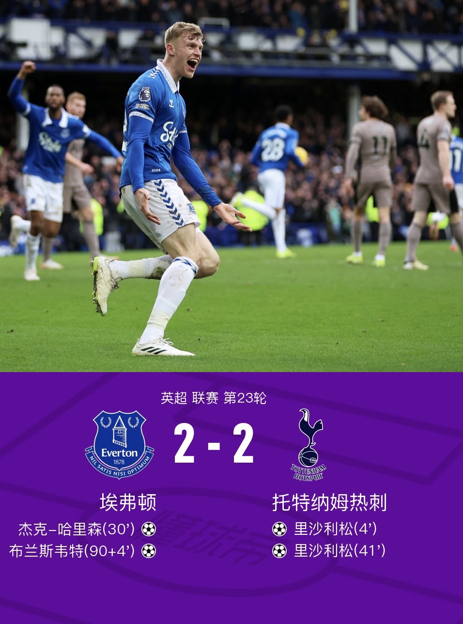 埃弗顿客场被逼平，积分榜位置下滑的简单介绍